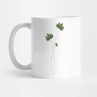 Final leaf green lime art Mug